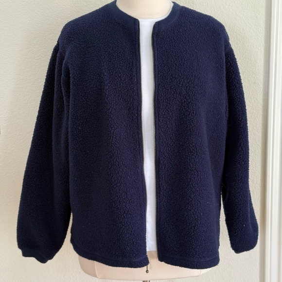 Columbia Jackets & Blazers - Columbia Dark Blue Fleece Jacket